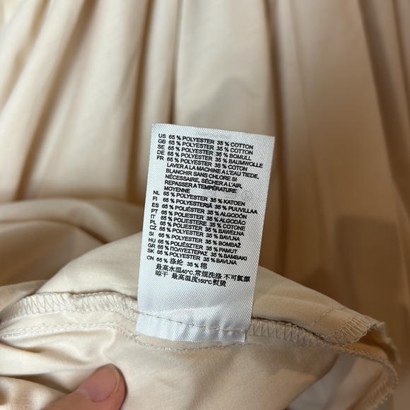 Babydoll cotton blend dress pockets size 6 - Picture 7 of 7